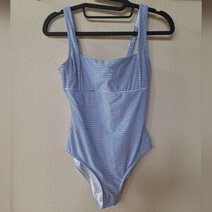 Sea Level Australia Striped One Piece. Built in bra. Underwire. Womens size 4